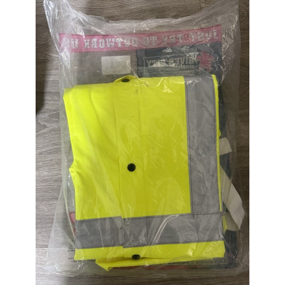 River City Luminator™ Class 3 Rain Suit, Includes Jacket, Bibs, and Hood 2083SR - Picture 3 of 4